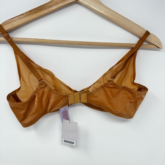 NWT SavageXFenty Glissenette sheer Unlined bra 34C - Picture 3 of 7